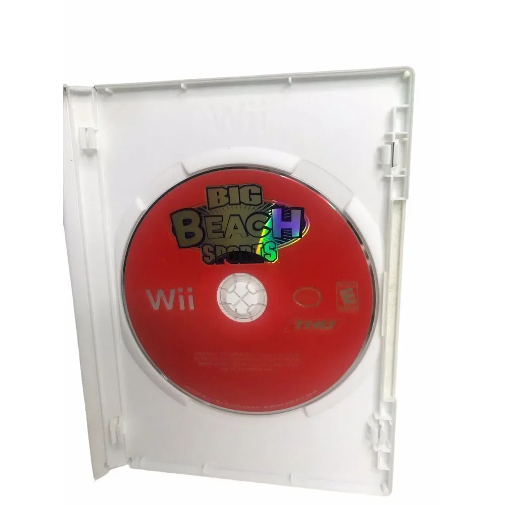 Wii Big Beach Sports Game- with‎ Case & Instruction Booklet